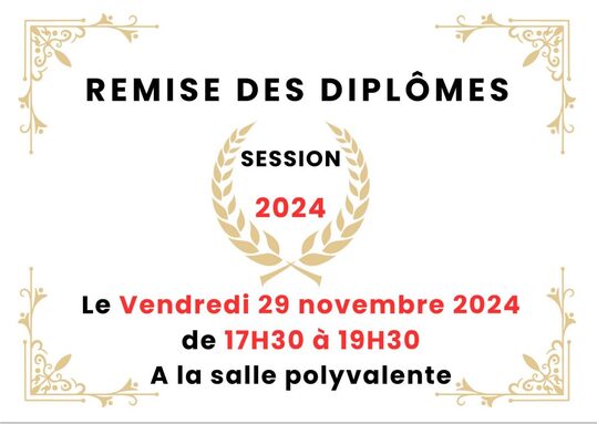 affiche remise des diplomes session 2024.JPG